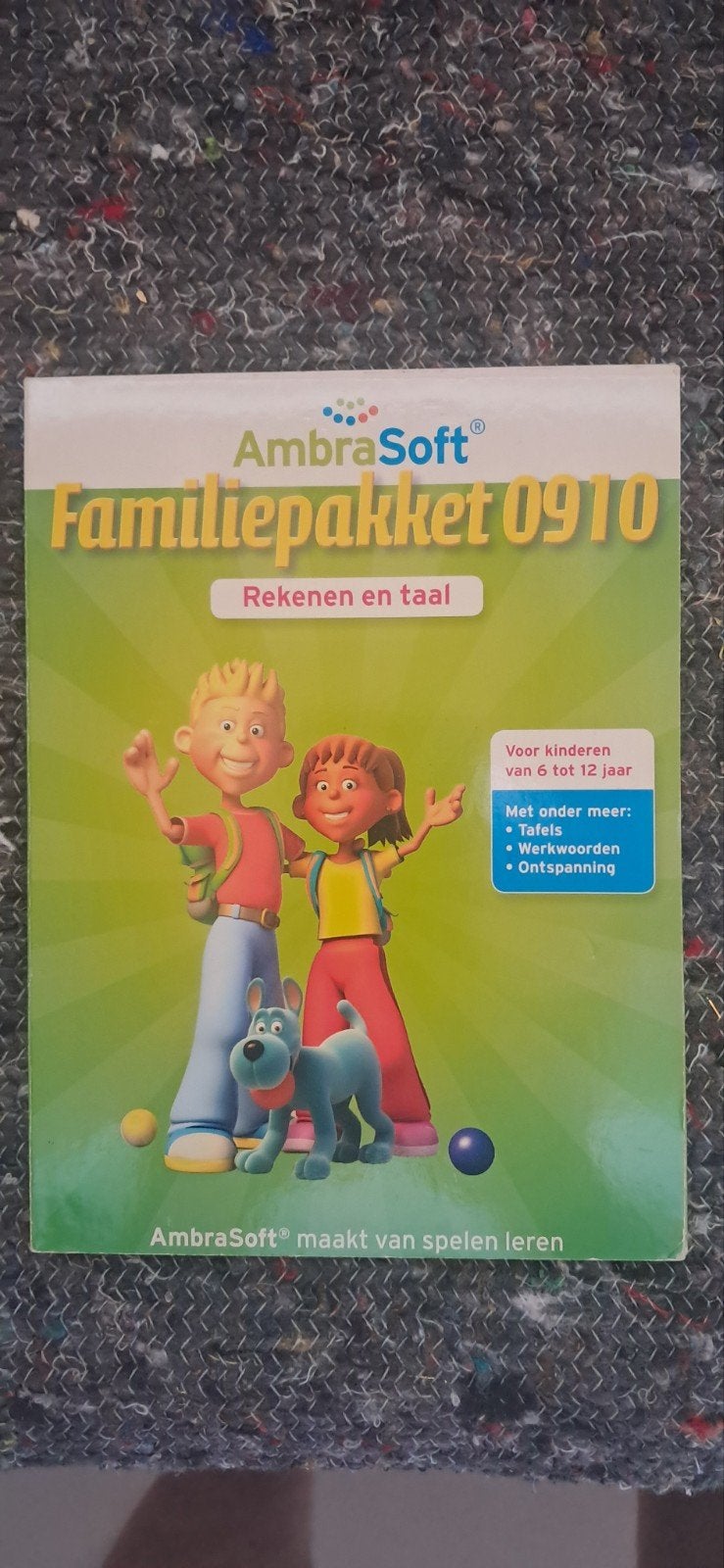 AmbraSoft Familiepakket 0910 Rekenen en Taal (6-12 jaar), Ophalen, Gebruikt, Overige typen, Windows
