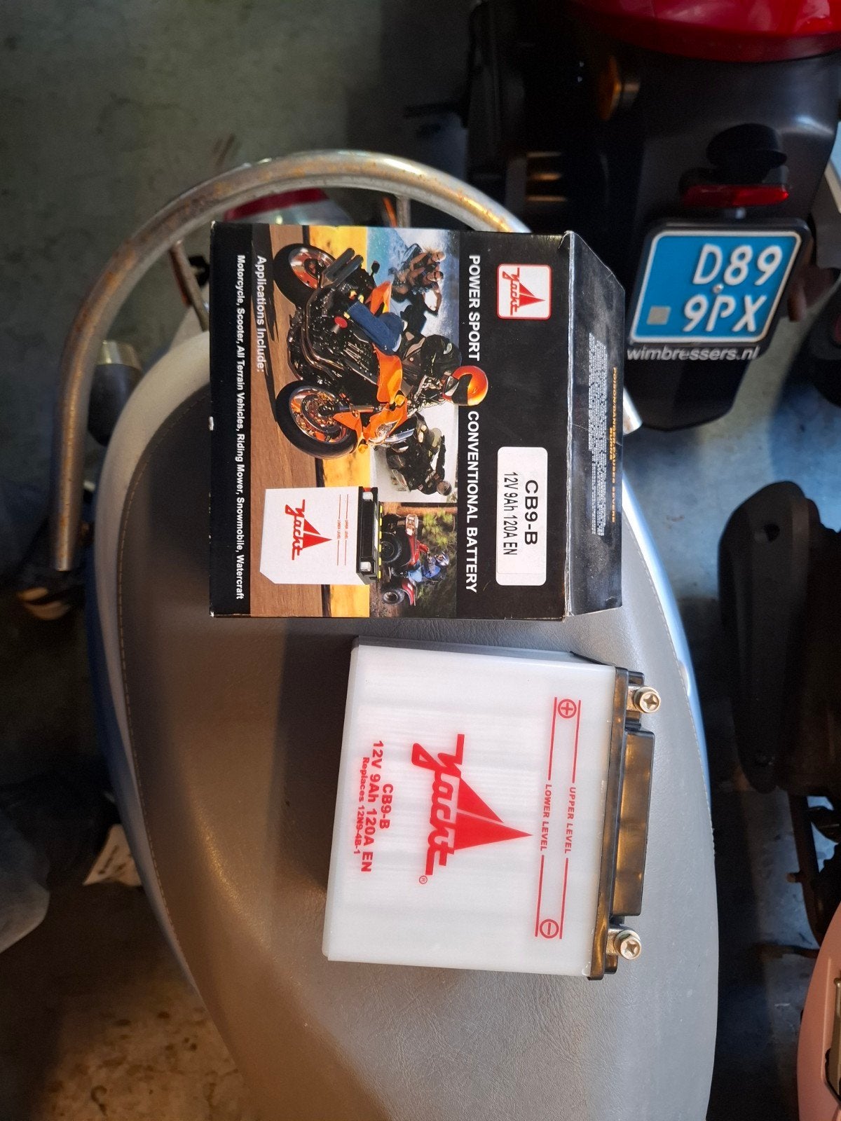 Acc u voor Oa vespa cb9-b, Overige merken, Www.scooterapeldoorn.nl, Overige typen, Nieuw