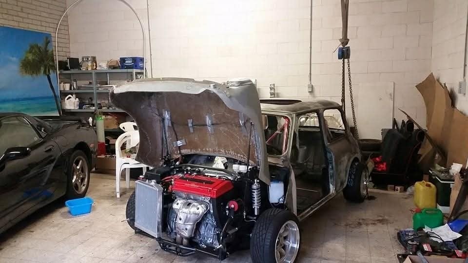 Classic Mini 1977 | MiniTec 4x4 AWD | Honda B16A1 Turbo, Auto-onderdelen, Ophalen, Voor, Honda, Bumper
