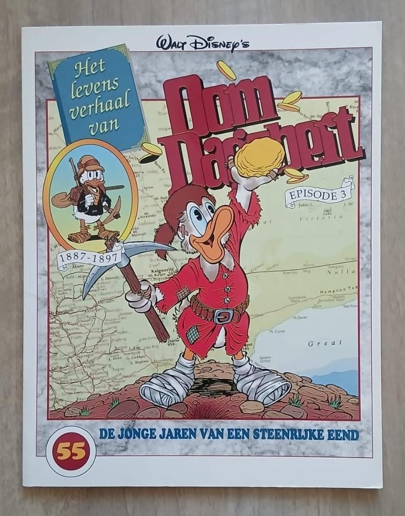 Het levensverhaal van Oom Dagobert 3, 1887-1897. 1996., Walt Disney Studio's en Don Rosa, Verzenden, Eén stripboek, Zo goed als nieuw
