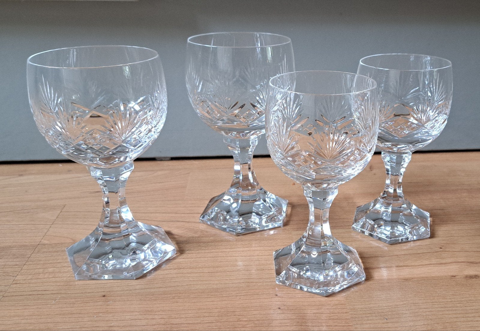 4x Villeroy&Boch kristal glazen, Ophalen of Verzenden, Zo goed als nieuw, Overige typen