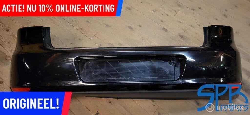 Vw GOLF 6 VI LC9X ACHTERBUMPER 5K6807421 BUMPER DIFFUSER C9X, Gebruikt, Volkswagen, Ophalen of Verzenden, Volkswagen