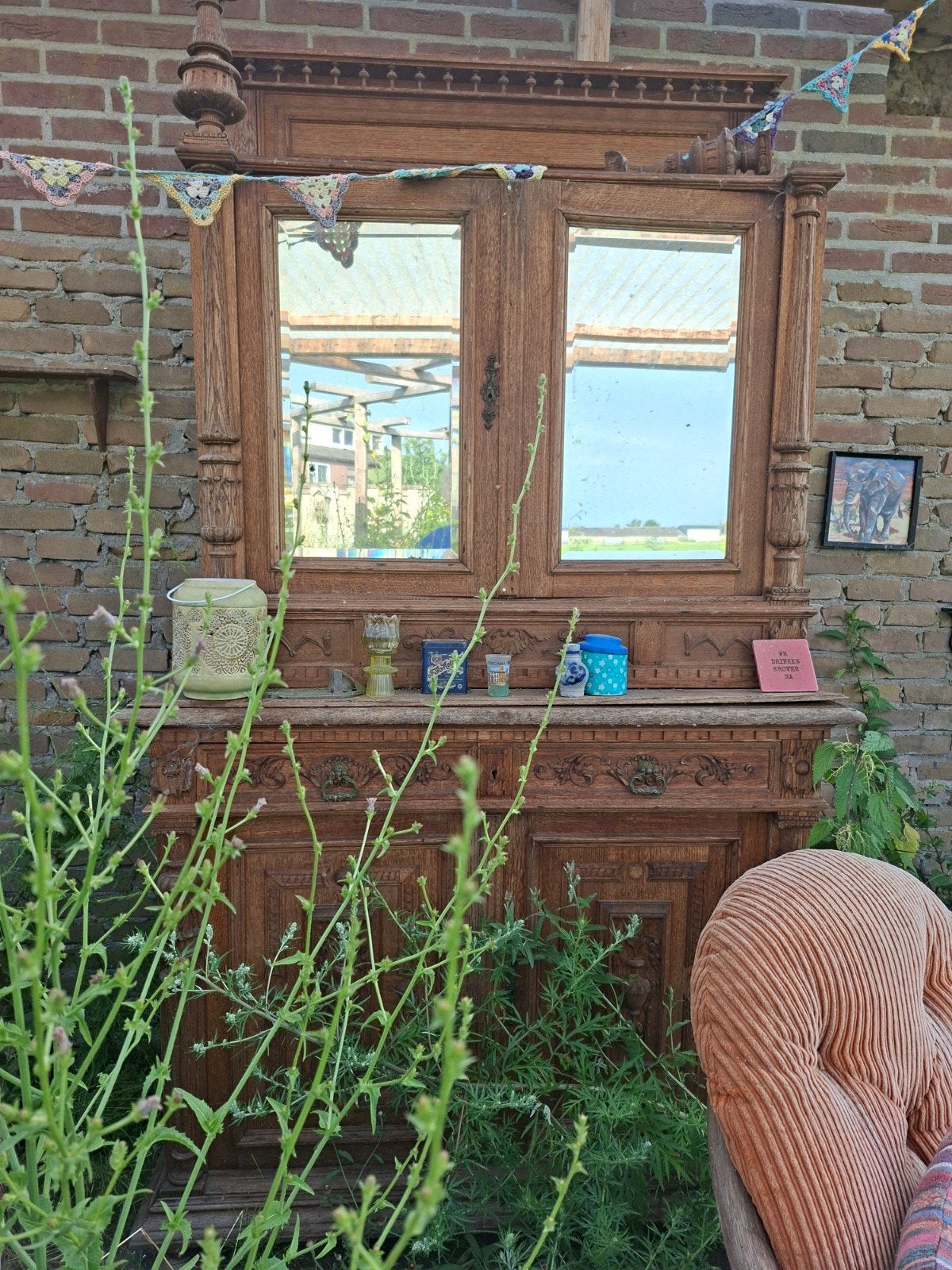 Gratis antieke mechelse kast, Ophalen of Verzenden