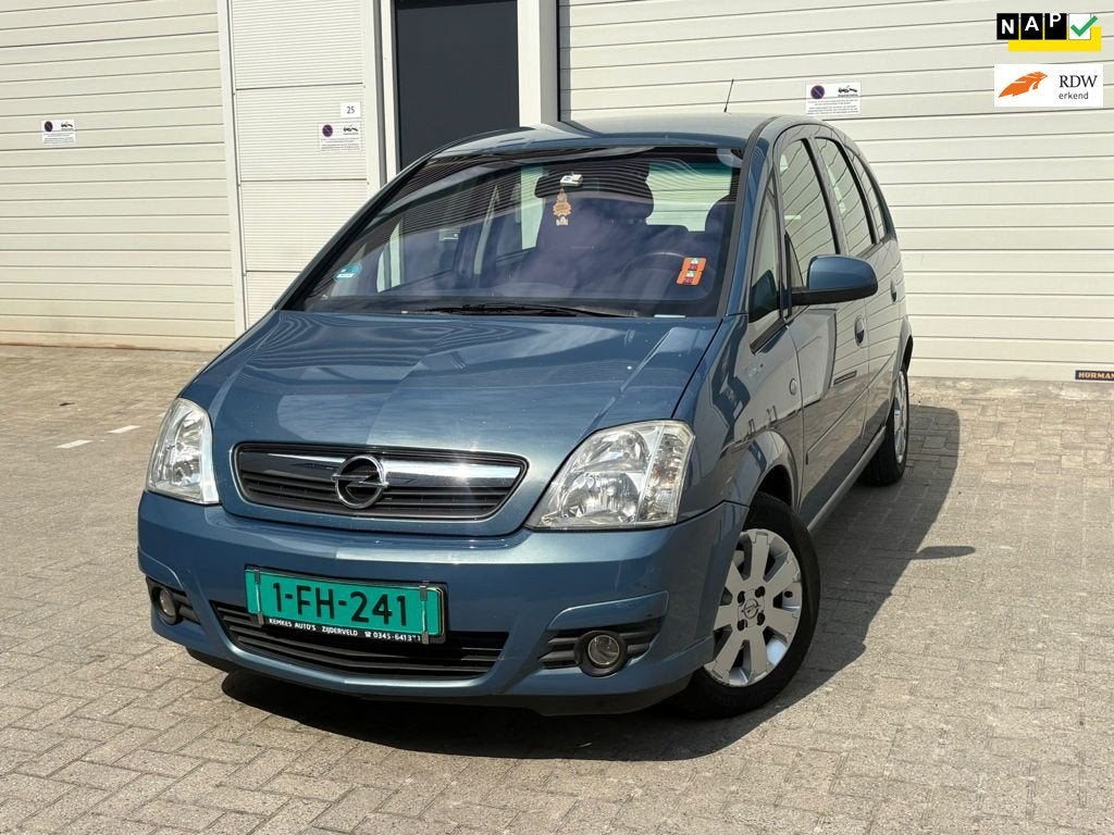 Opel Meriva 1.6-16V Temptation, Gebruikt, Zwart, 4 cilinders, Blauw