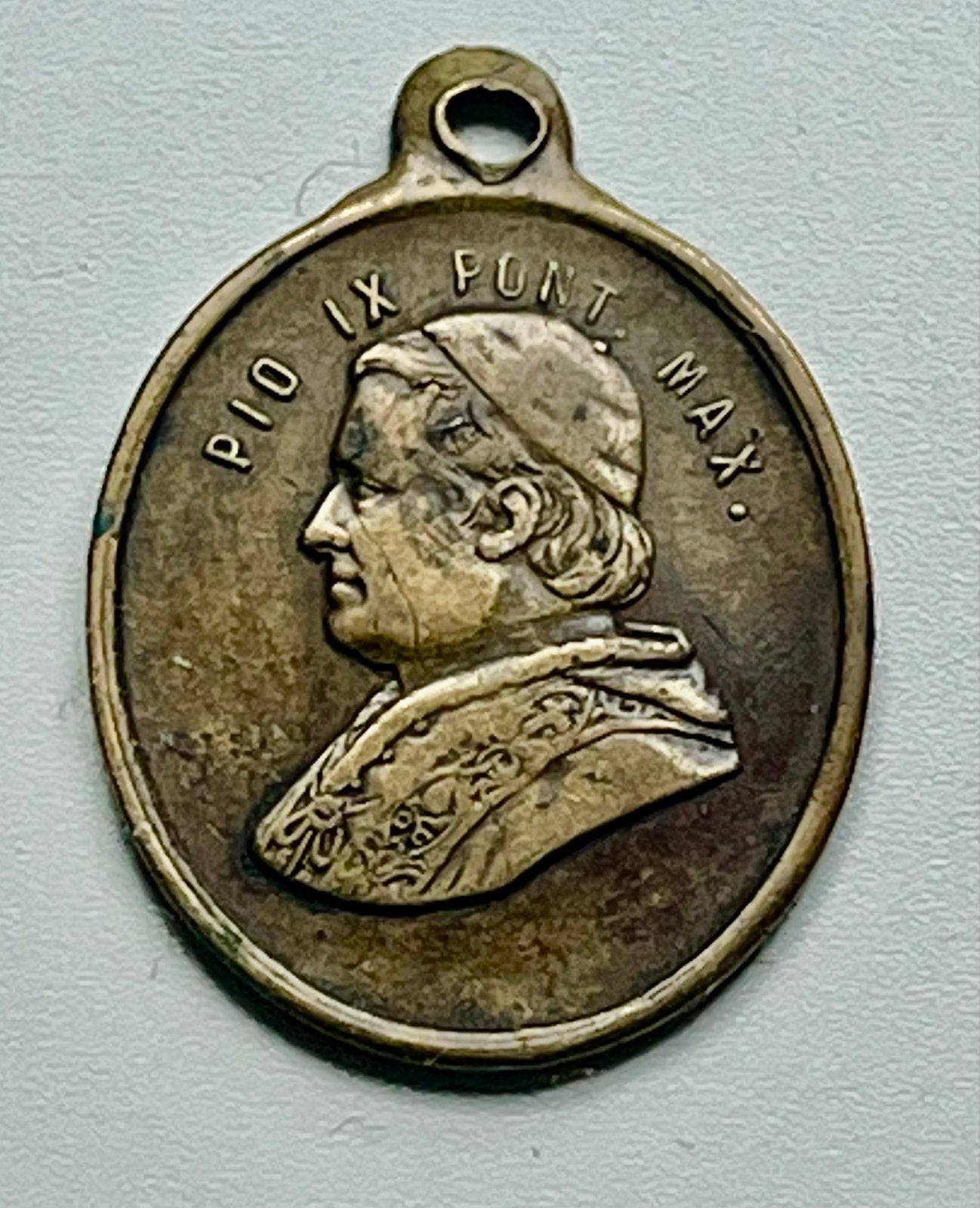 Antieke medaille Martelaren van Gorkum & Paus Pius IX, Ophalen of Verzenden
