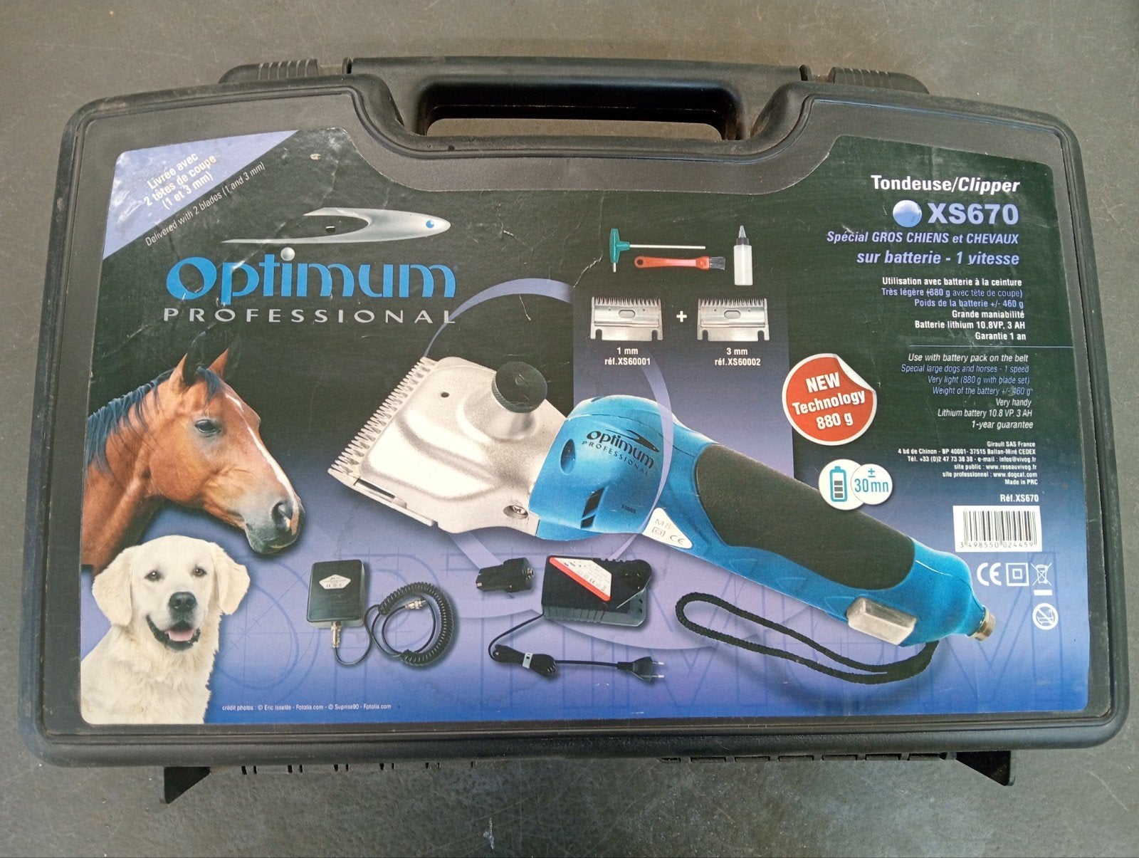 optimum prof tondeuse voor paarden, Ophalen