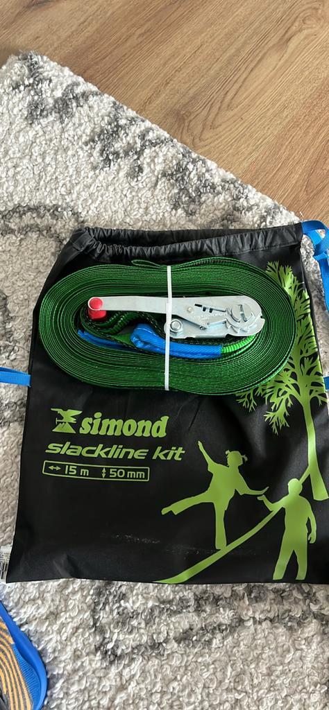 Simond Slackline Kit 15m - Nieuw in verpakking, Ophalen, Nieuw