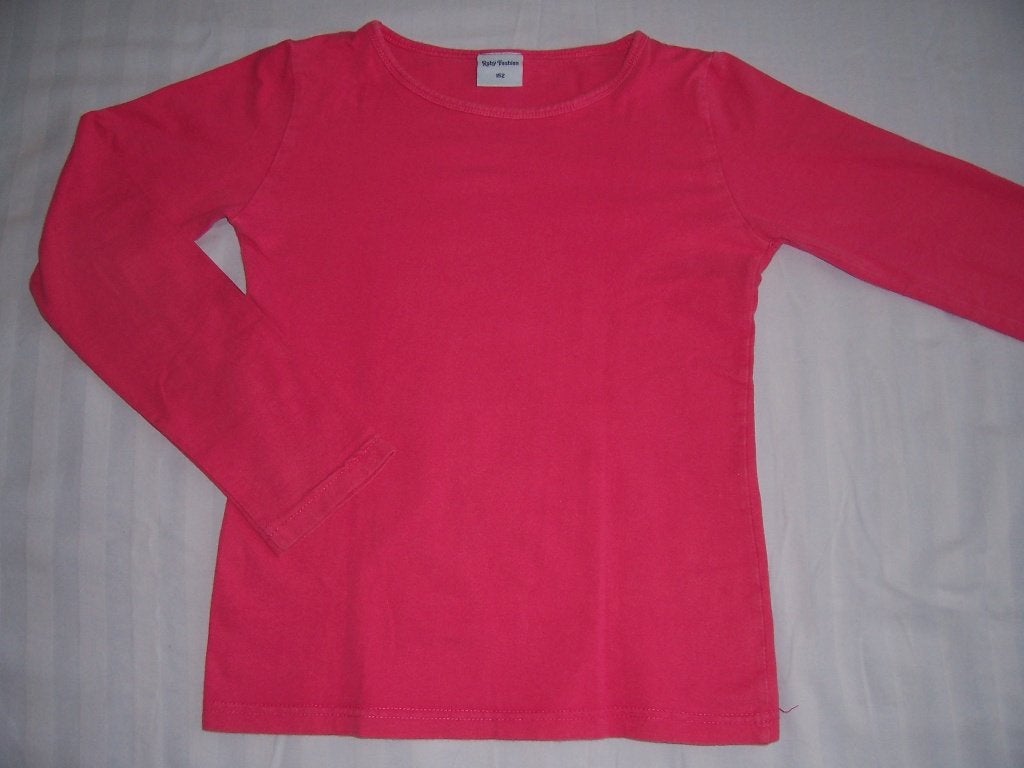 Leuke roze shirt / longsleeve Ruby Fashion maat 140/146, Kinderen en Baby's, Kinderkleding | Maat 140, Ruby fashion, Gebruikt