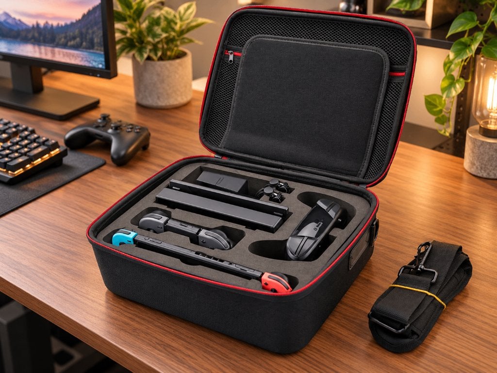 Hardcase Organizer voor Gameconsole met Schouderband, Ophalen of Verzenden, Nieuw, Overige modellen, Hoesje, Tasje of Behuizing