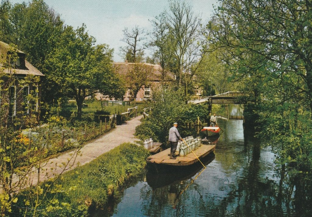 GIETHOORN Melkvervoer, Verzenden, 1960 tot 1980, Gelopen, Overijssel