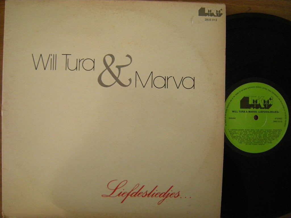 Will Tura & Marva (Liefdesliedjes...), Cd's en Dvd's, LP, Gebruikt, Ophalen of Verzenden, Levenslied of Smartlap