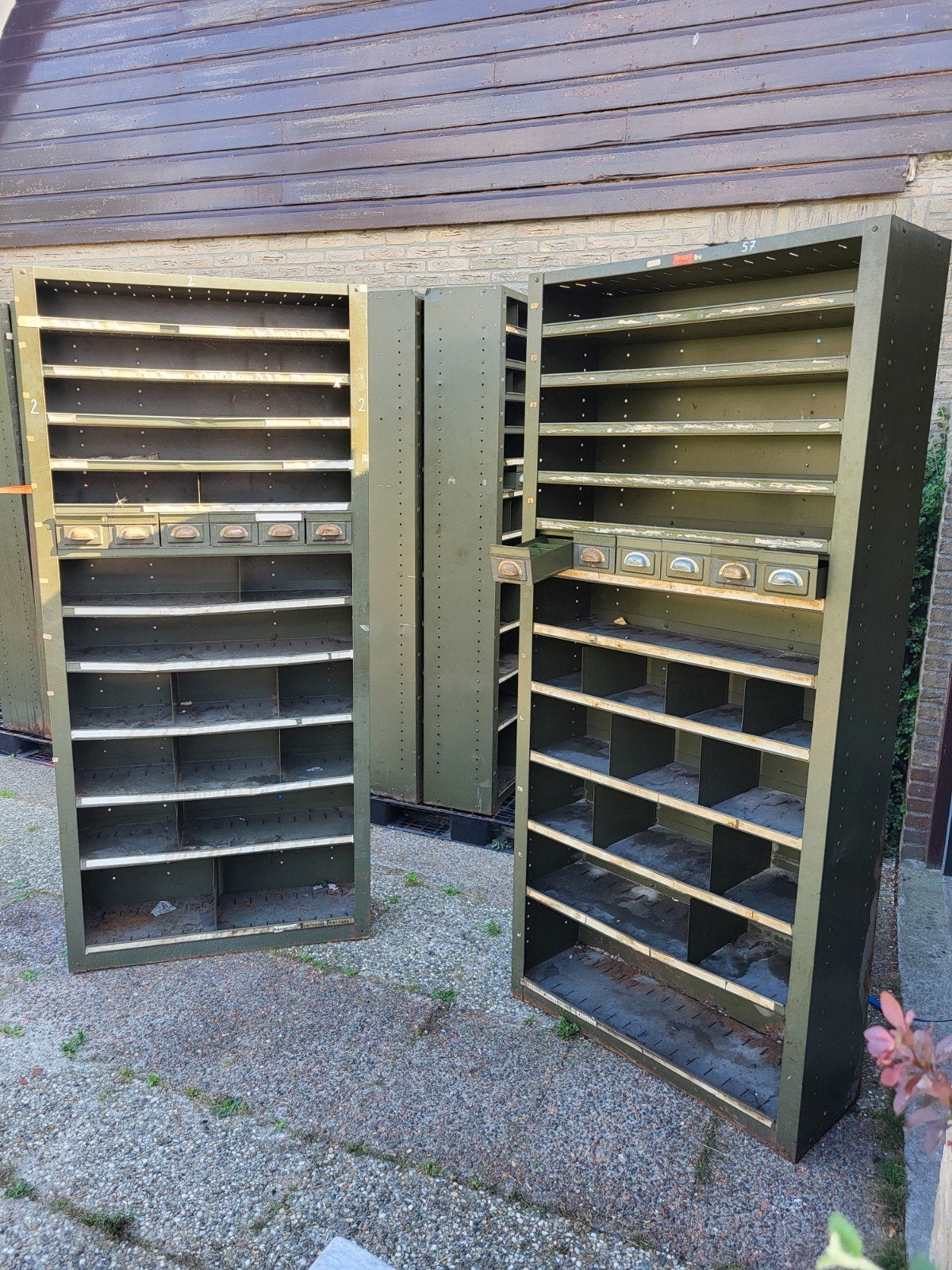 vakkenkast magazijn kast stellingkast stellingen stelling, Ophalen, Gebruikt