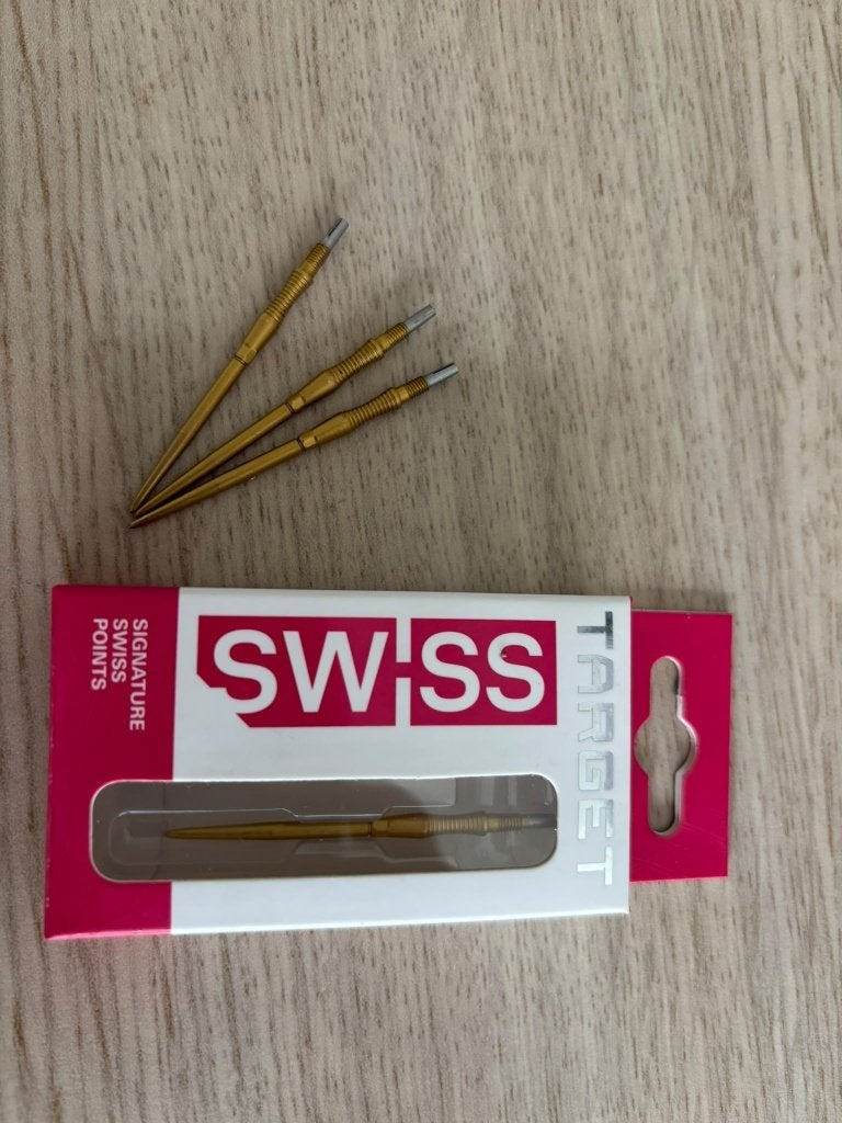 Target Swiss points RST gold 42mm, Sport en Fitness, Ophalen of Verzenden, Nieuw, Overige typen