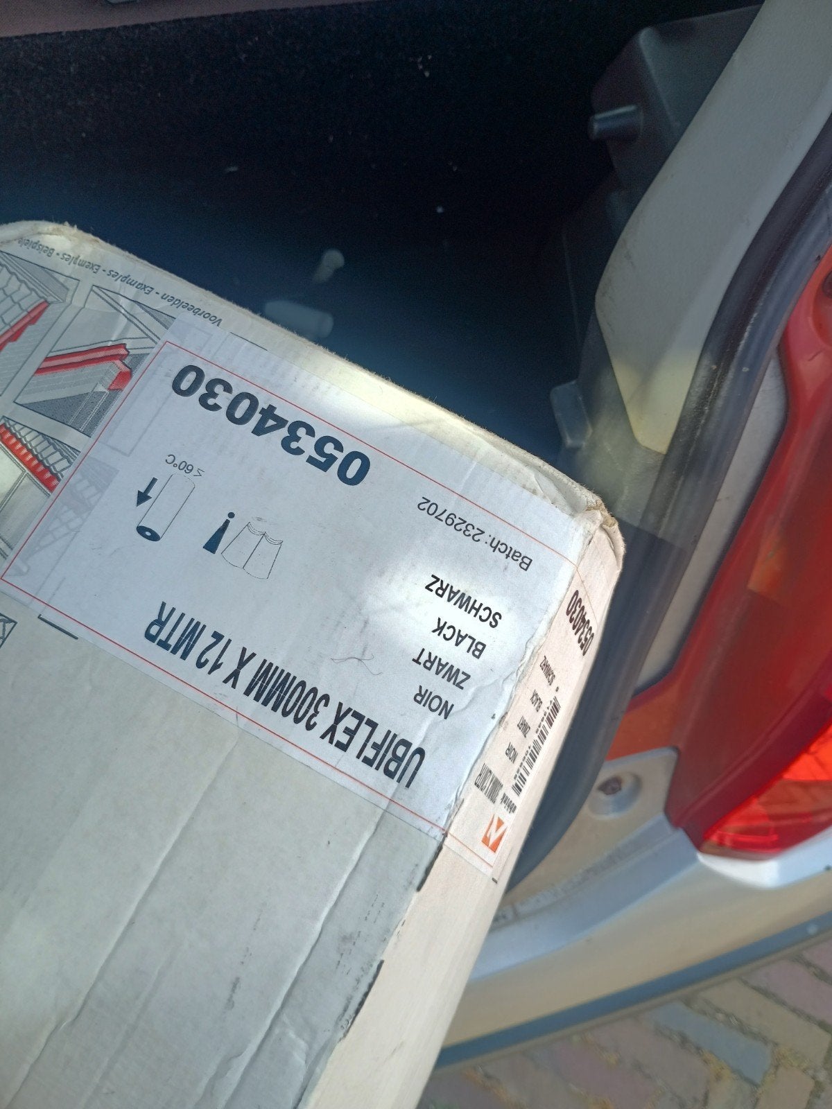 Ubiflex loodvervanger 300mm x 12m zwart, Kunststof, Zwart, Overige typen, Nieuw