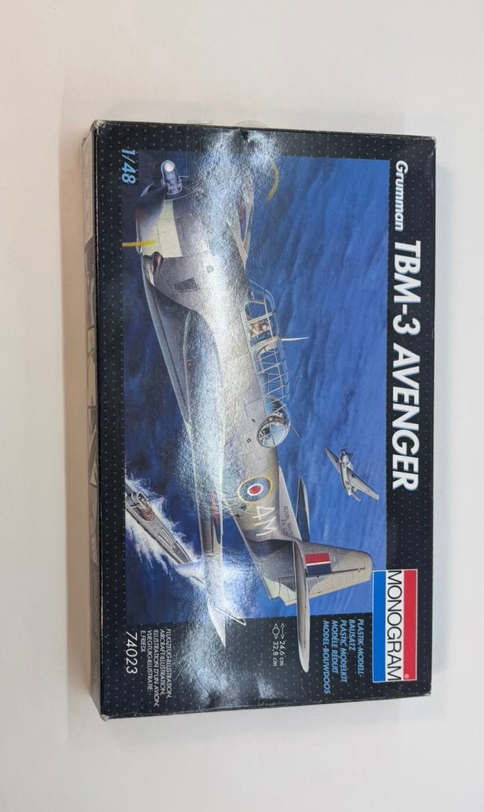 Monogram Grumman TBH-3 Avenger modelbouw 1/48, Overige merken, Verzenden, Zo goed als nieuw, Groter dan 1:72