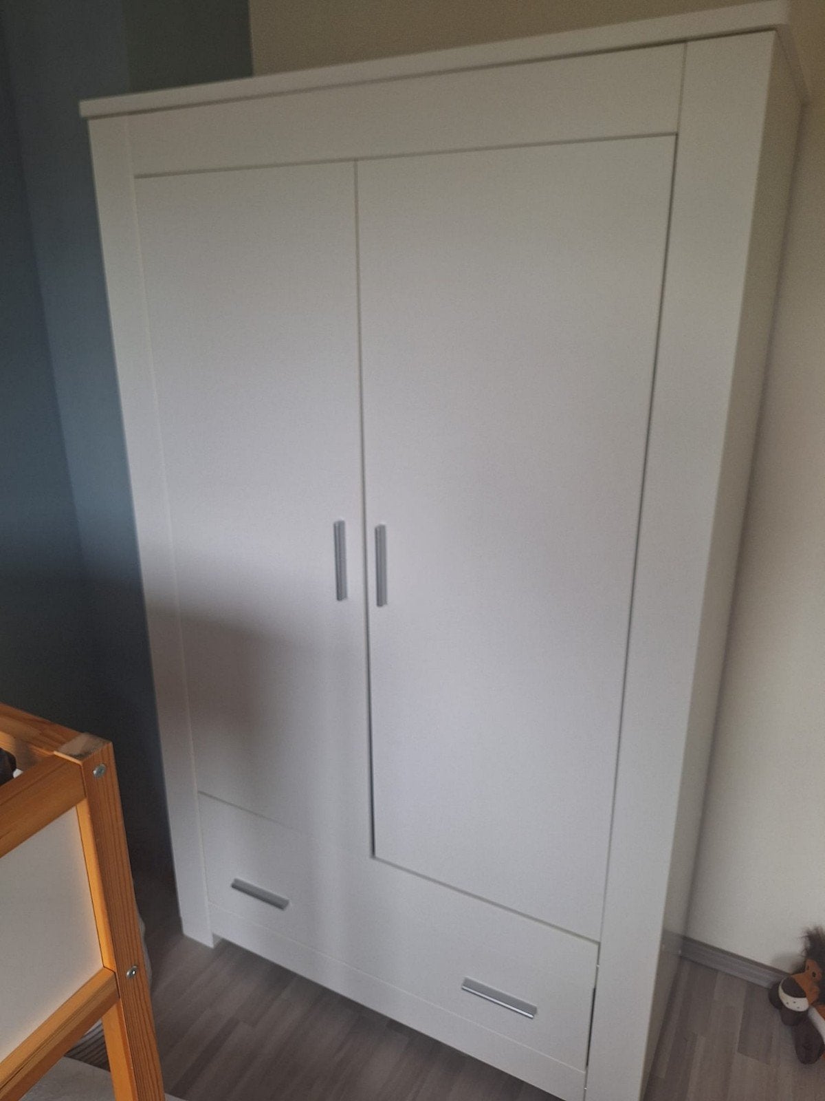 stevige witte (kinder)kledingkast, Ophalen, Kast, 50 tot 70 cm, 105 cm of meer