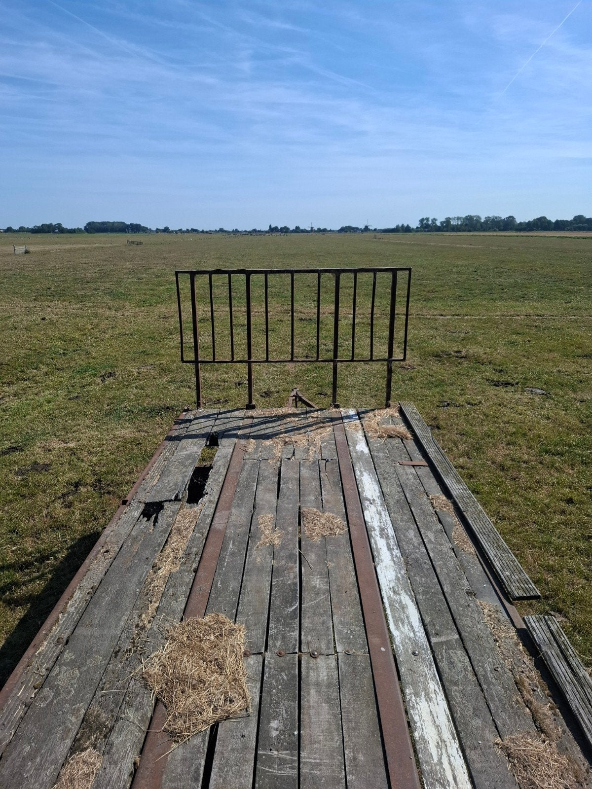 Platte wagen/hooiwagen, Ophalen of Verzenden