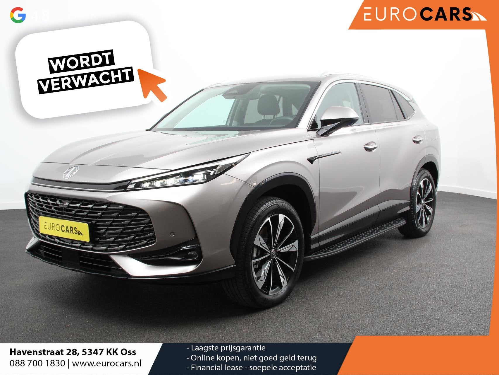 MG HS 1.5 PHEV Luxury Automaat Navigatie Apple Carplay/Andro, Auto's, MG, Stof, Gebruikt, 4 cilinders, 21 kWh
