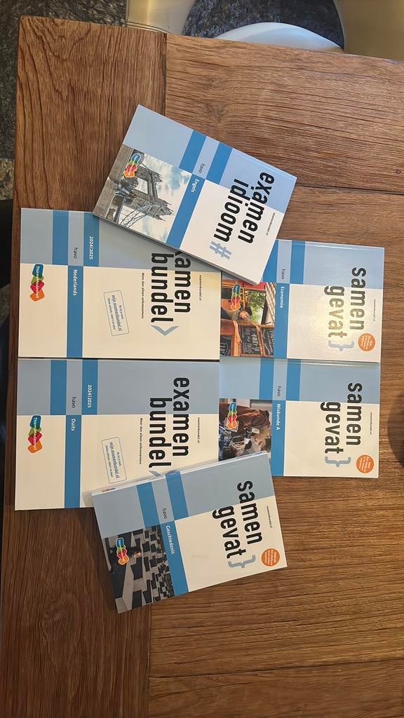 Examenbundels:economie, WisA, En, Geschiedenis, DU, NL, Havo, Ophalen of Verzenden, Nieuw, HAVO, Duits