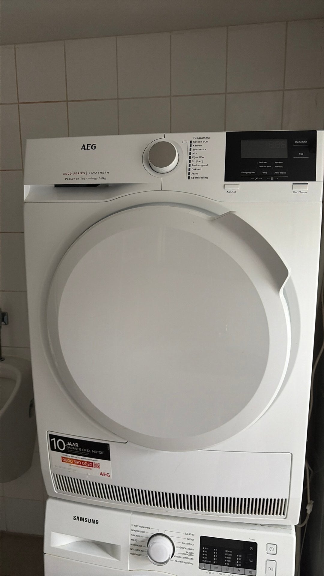 Bosch Droger Lavatherm 6000, Ophalen, 6 tot 8 kg, Gebruikt, Luchtafvoer