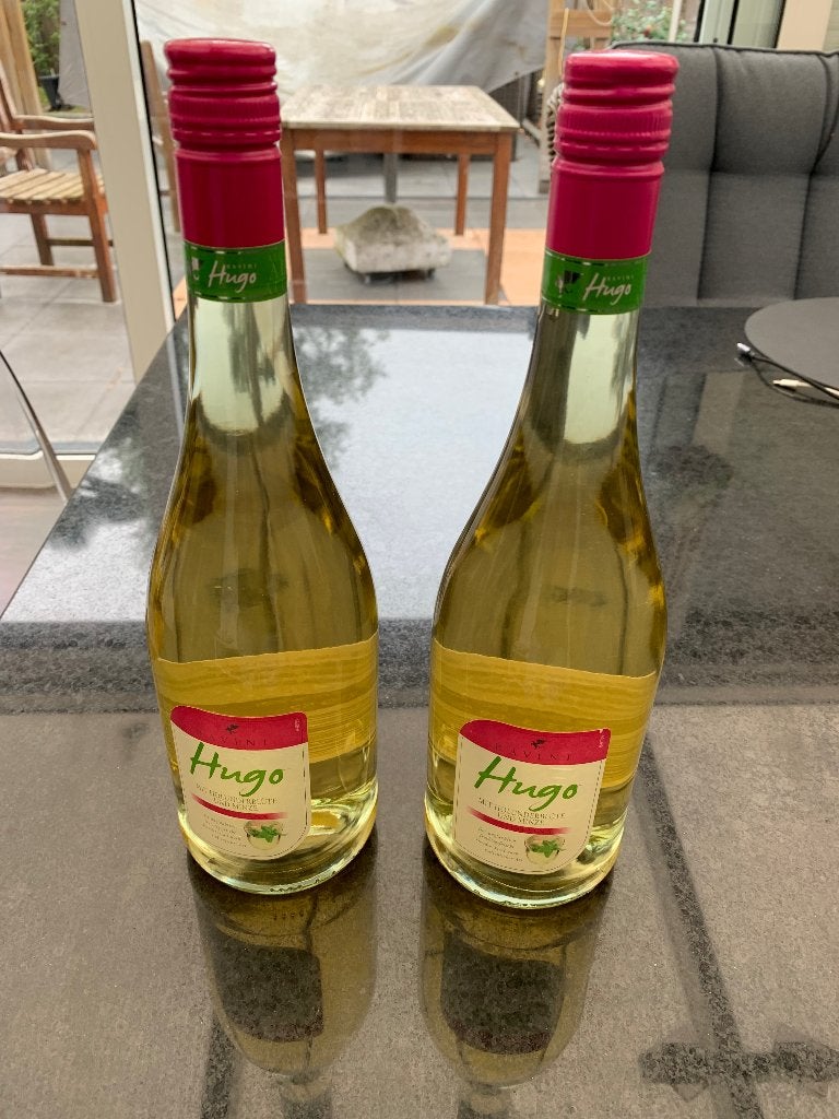 2 Flessen wijn van de Hugo, Ophalen of Verzenden, Nieuw, Overige gebieden, Witte wijn