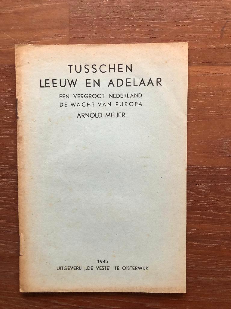 Zwart/ Nationaal Front 1945 Arnold Meijer: Tusschen Leeuw, Verzenden, Arnold Meijer, Overige onderwerpen, Tweede Wereldoorlog