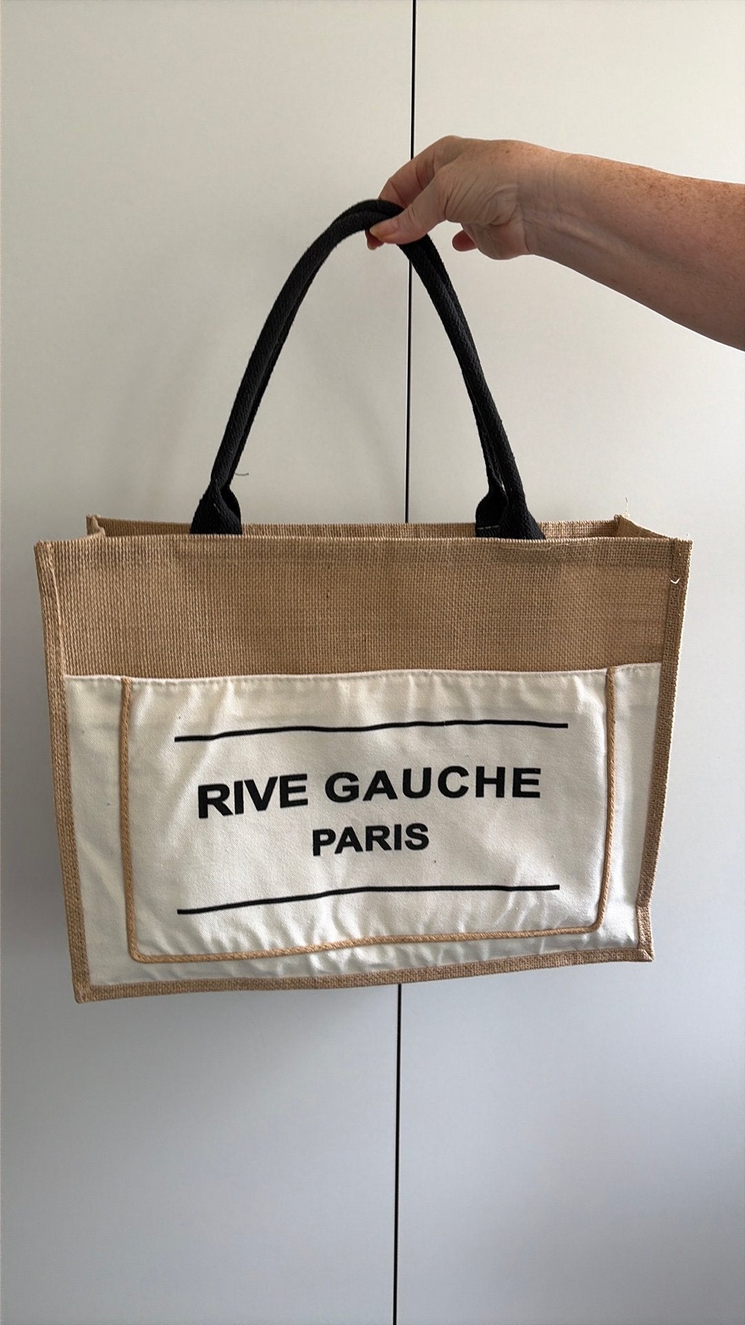 Rieten shopper, Verzenden, Nieuw, Beige, Shopper