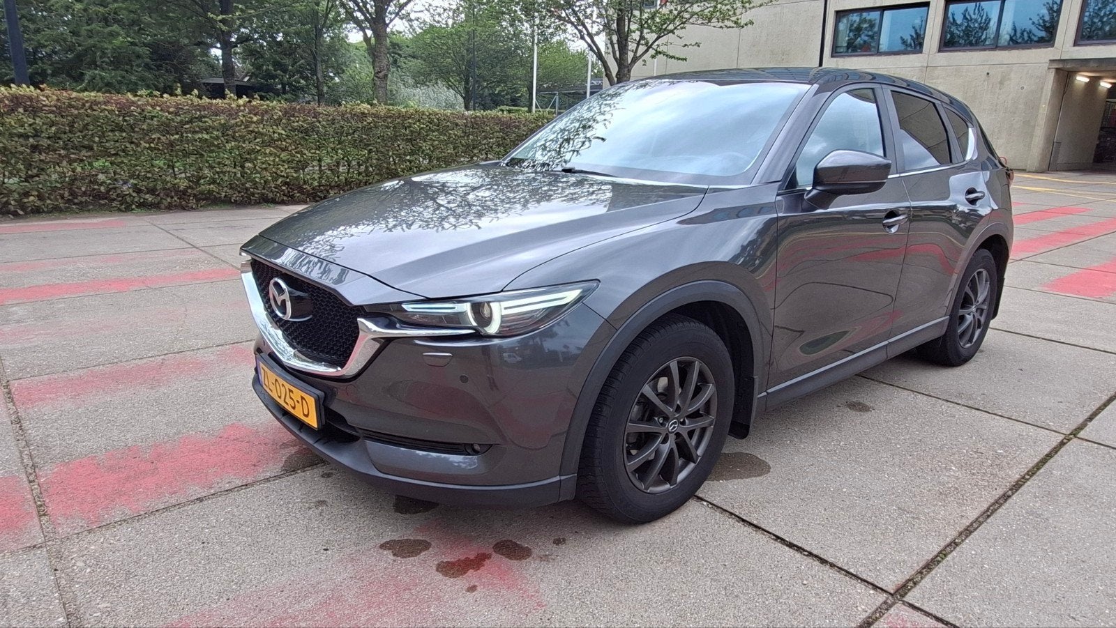Mazda CX-5 2.0 Skyactiv-g 165pk 2WD 2018 Grijs, Voorwielaandrijving, 1998 cc, Stof, Zwart