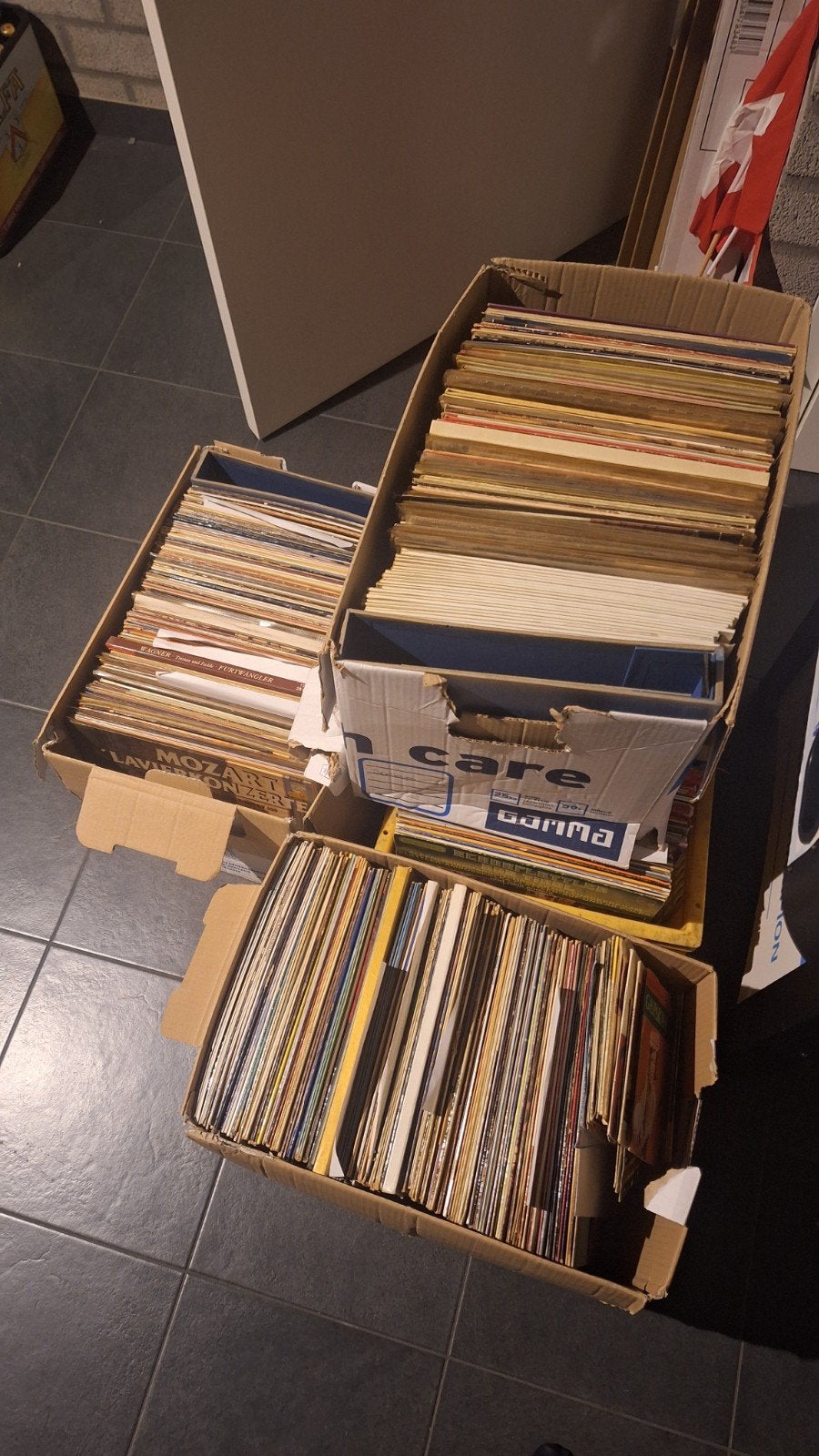 4 dozen vinyl / LPs / langspeelplaten, Ophalen, Gebruikt, 12 inch, Overige typen