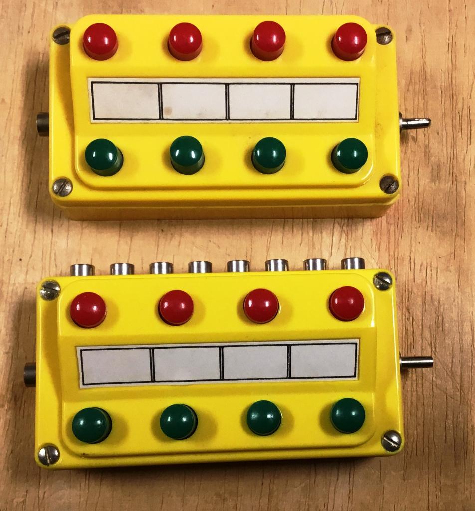 MäRKLIN # 2x 7072 SEINPLAAT voor wissels en seinen GEEL, Wisselstroom, Gebruikt, Rails, Ophalen of Verzenden