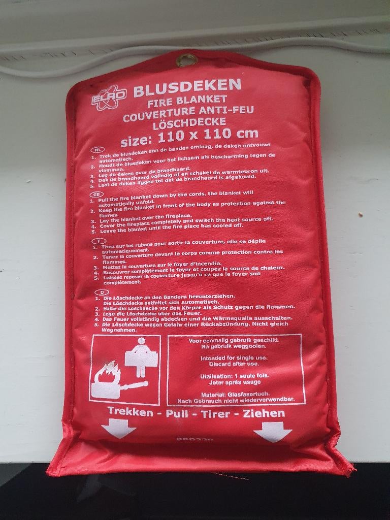 blusdeken, Huis en Inrichting, Brandblussers en Brandkasten, Ophalen, Nieuw, Brandblusser