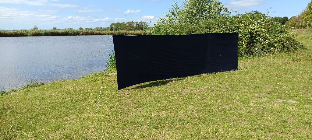 KATOENEN WINDSCHERM 500X140H  20 EURO, Caravans en Kamperen, Ophalen of Verzenden, Uittrekbaar, Nieuw