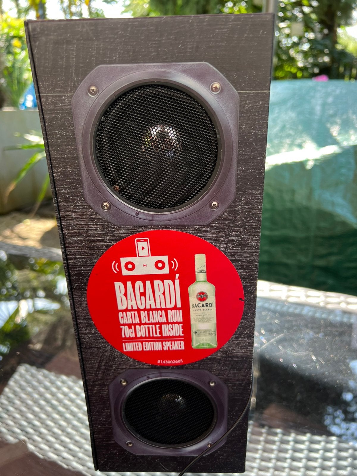 Barcardi rum geluidsbox, Ophalen of Verzenden, Nieuw, Speaker