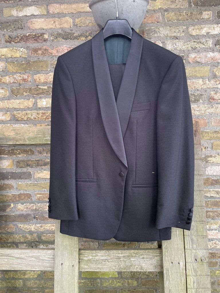 Smoking maat 47/94, Kleding | Heren, Kostuums en Colberts, Ophalen, Onbekend, Maat 48/50 (M), Zwart