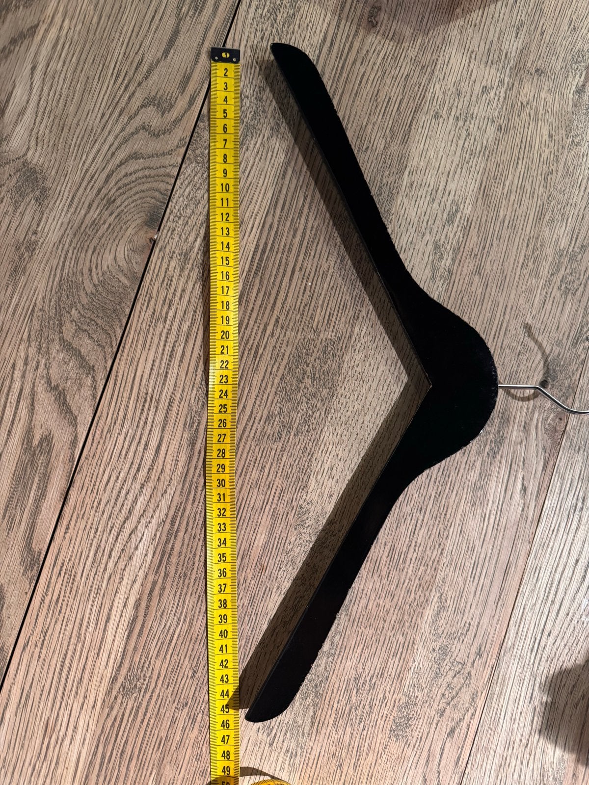 Zwarte kledinghanger van hout 250 stuks, Ophalen, Gebruikt, Hout, Volwassenen