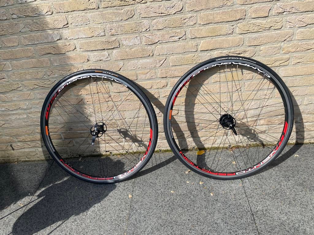 Campagnolo Vento wielen, Fietsen en Brommers, Fietsonderdelen, Gebruikt, Aluminium, Racefiets, Ophalen