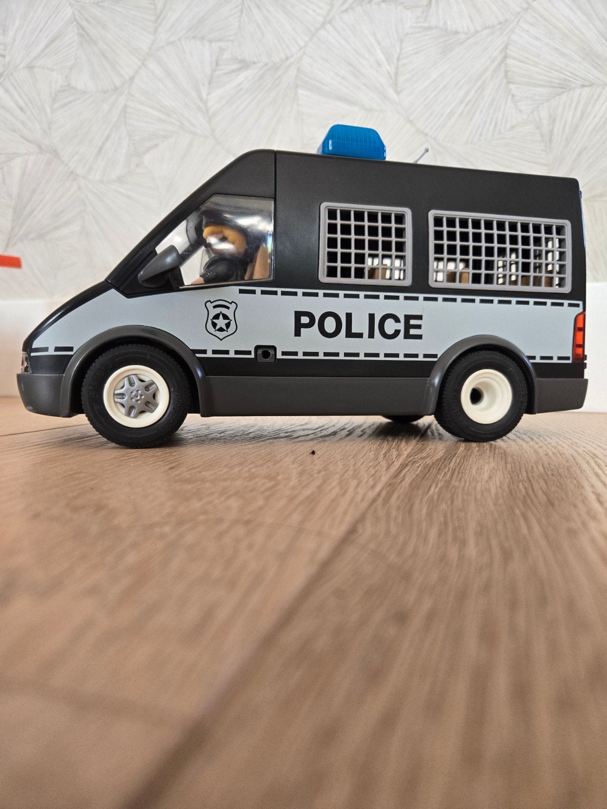 Playmobil Politie Celwagen met Zwaailicht en Sirene, Gebruikt, Complete set, Voertuig, Ophalen of Verzenden