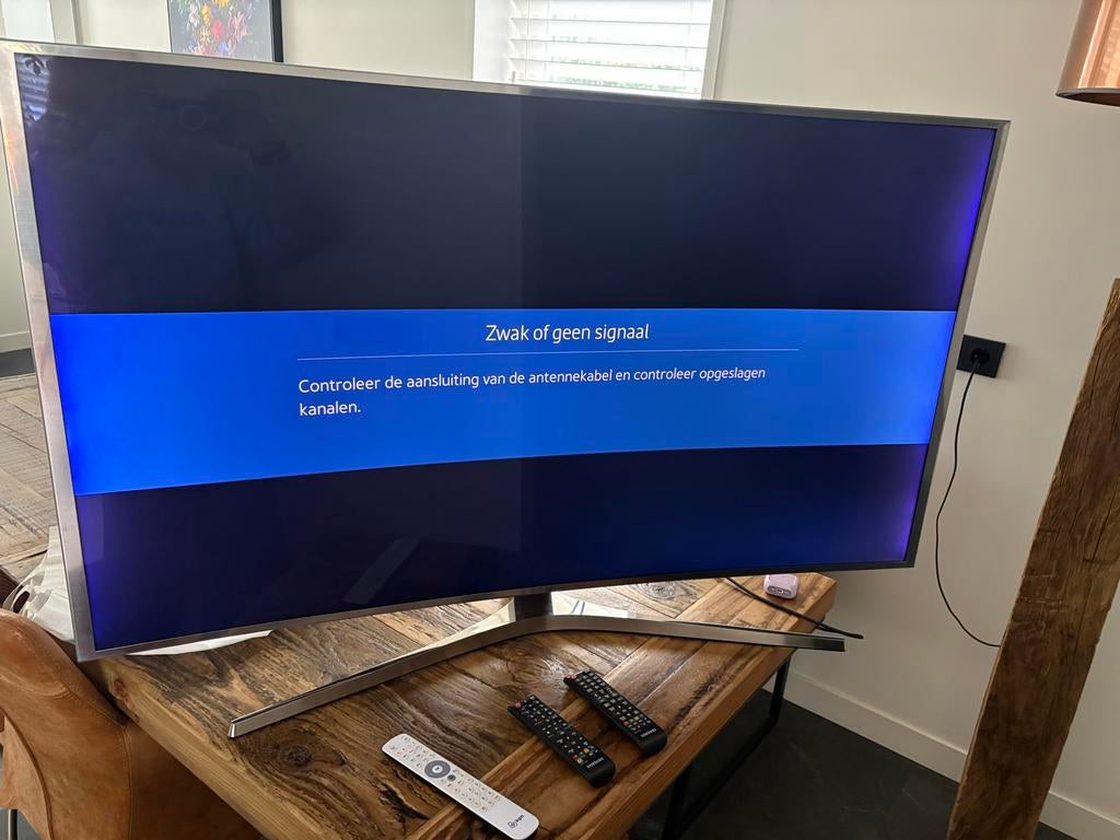 Samsung Smart TV 4K UHD - curve 55inch, Ophalen, Gebruikt, 50 Hz, Samsung