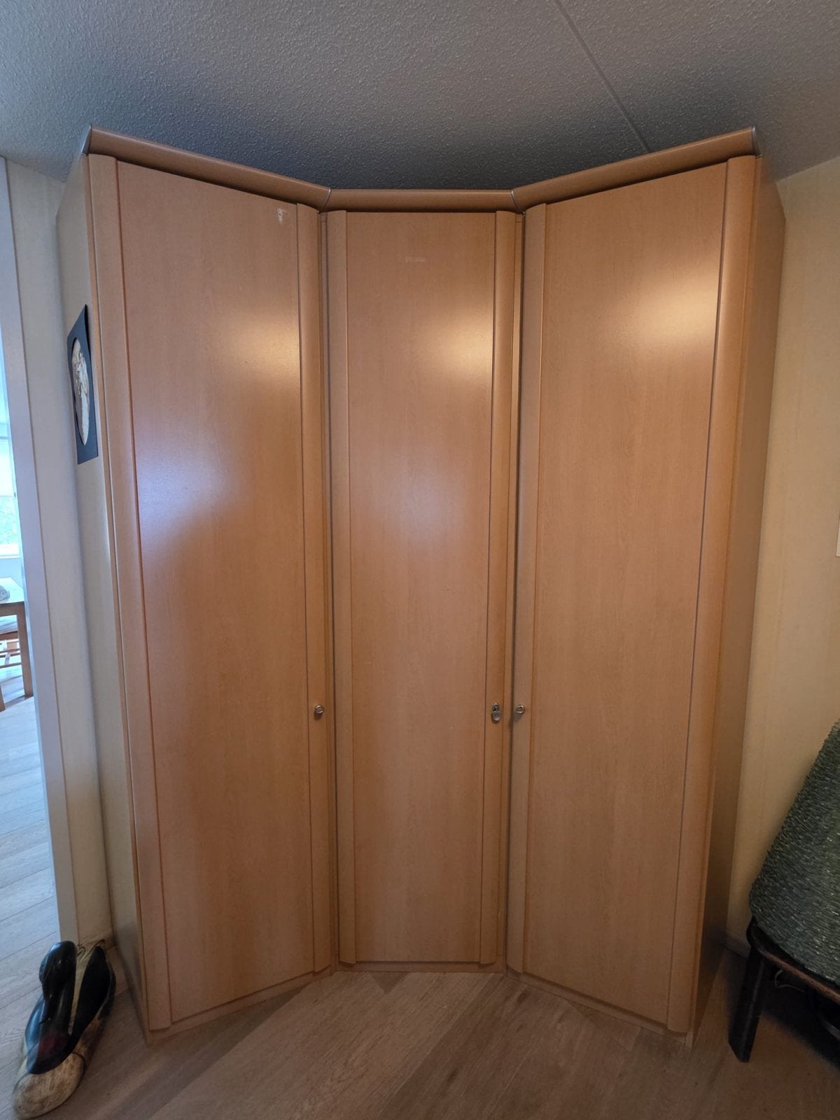 Hoekkast met 3 deuren - Ruime opbergoplossing, Ophalen, Gebruikt, 100 tot 150 cm, 150 tot 200 cm