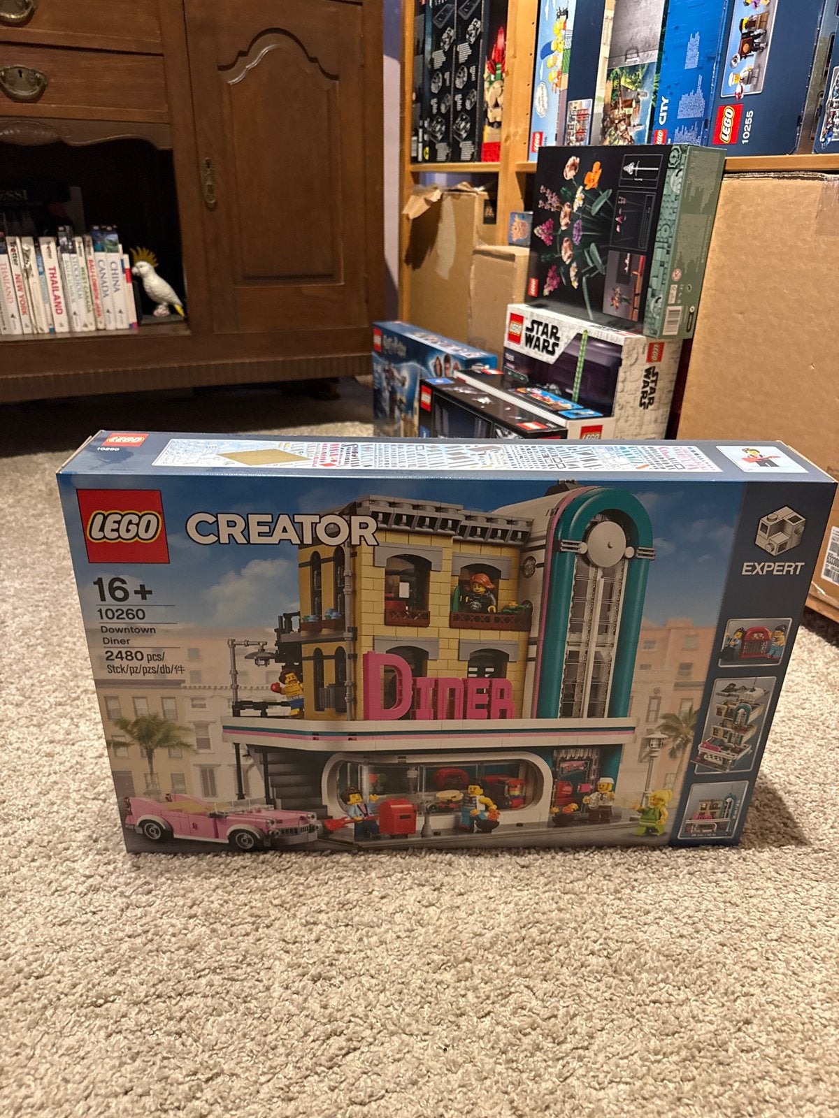 Lego 10260 Downtown Diner - Nieuw in doos, Lego, Nieuw, Ophalen of Verzenden, Inclusief doos