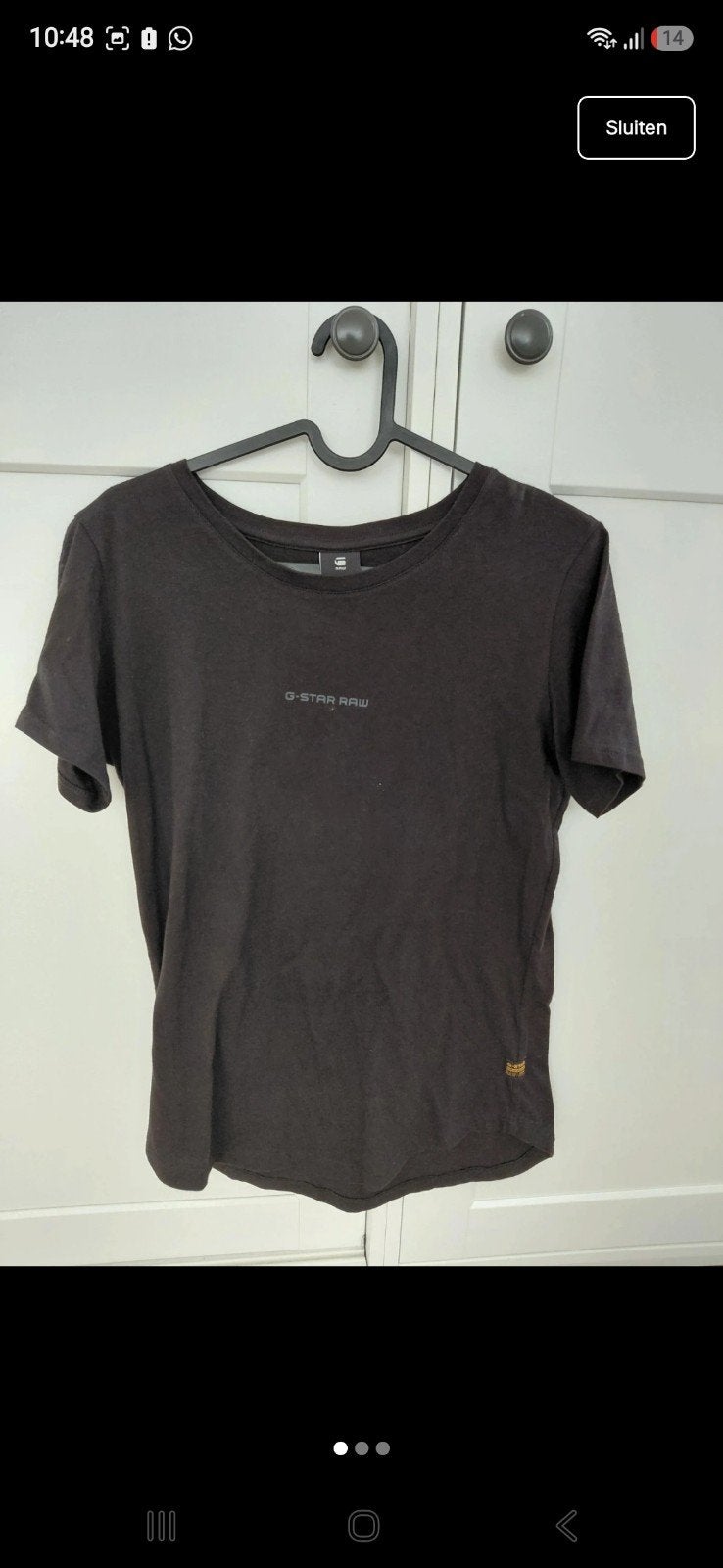 Zwart shirt x G-Star Raw, Kleding | Dames, Maat 38/40 (M), Zwart, Nieuw, Ophalen of Verzenden