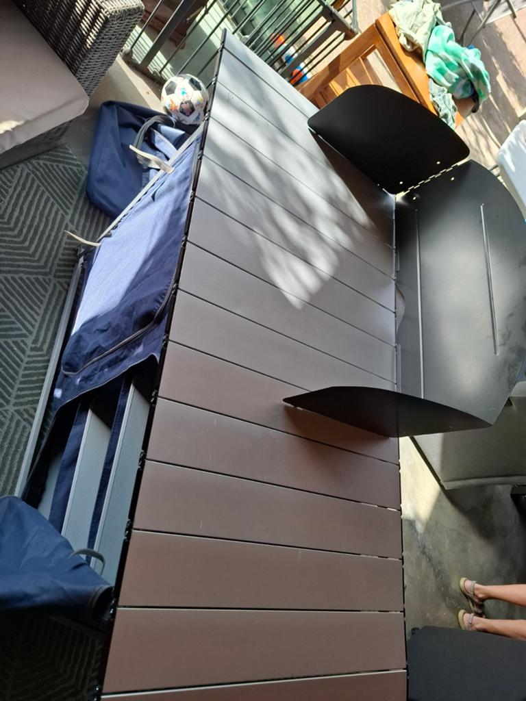Red wood camping kook kast, Ophalen, Gebruikt, Campingkast