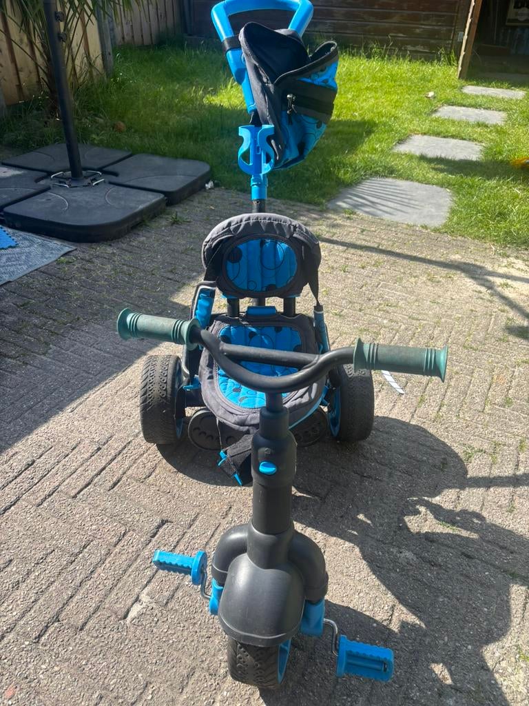 Driewieler blauw, Ophalen, Gebruikt