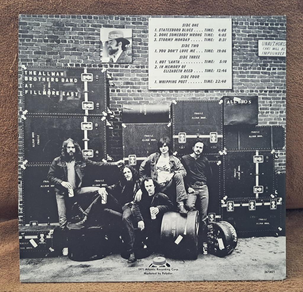 LP The Allman Brothers Band - At Fillmore East, Cd's en Dvd's, Ophalen of Verzenden, Zo goed als nieuw, Blues