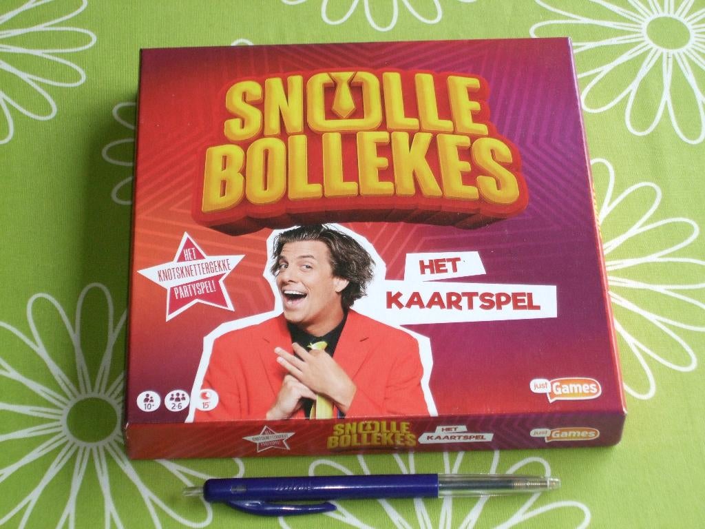 Snollebollekes - Het kaartspel - knotsknettergek partyspel, Vijf spelers of meer, Ophalen of Verzenden, Zo goed als nieuw