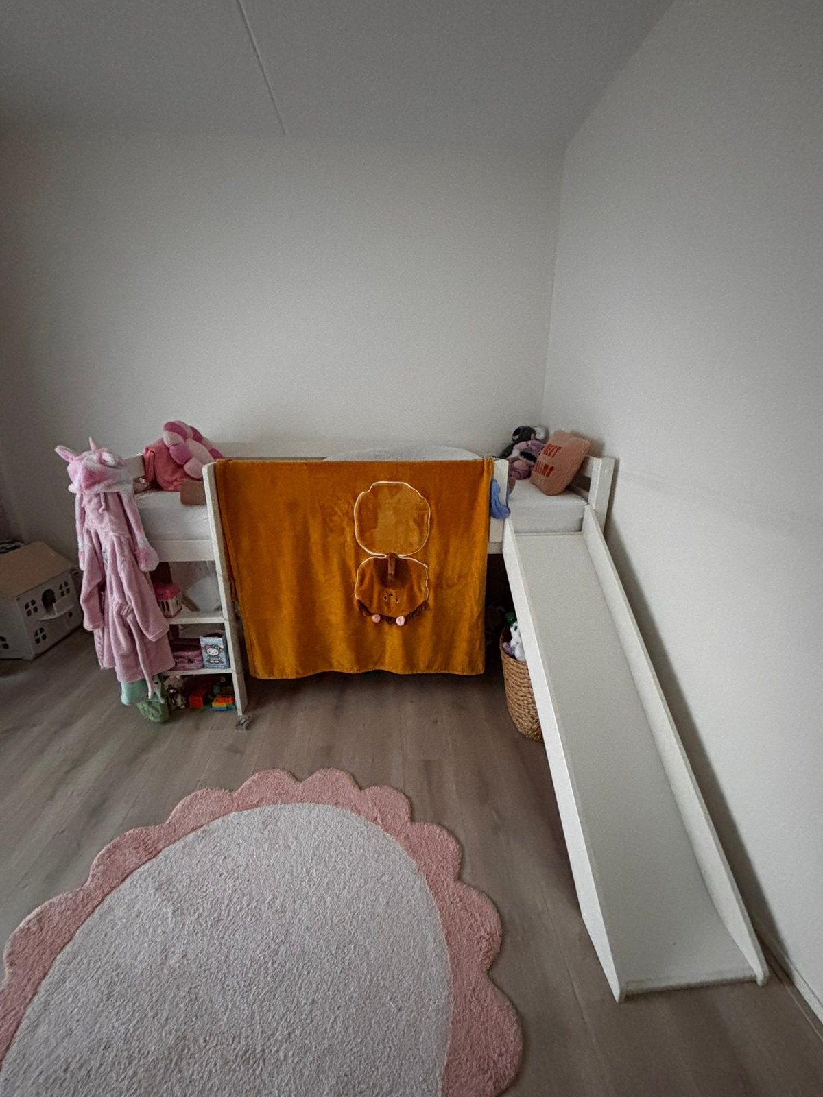 Glijbaanbed Pino, wit, Ophalen, Gebruikt
