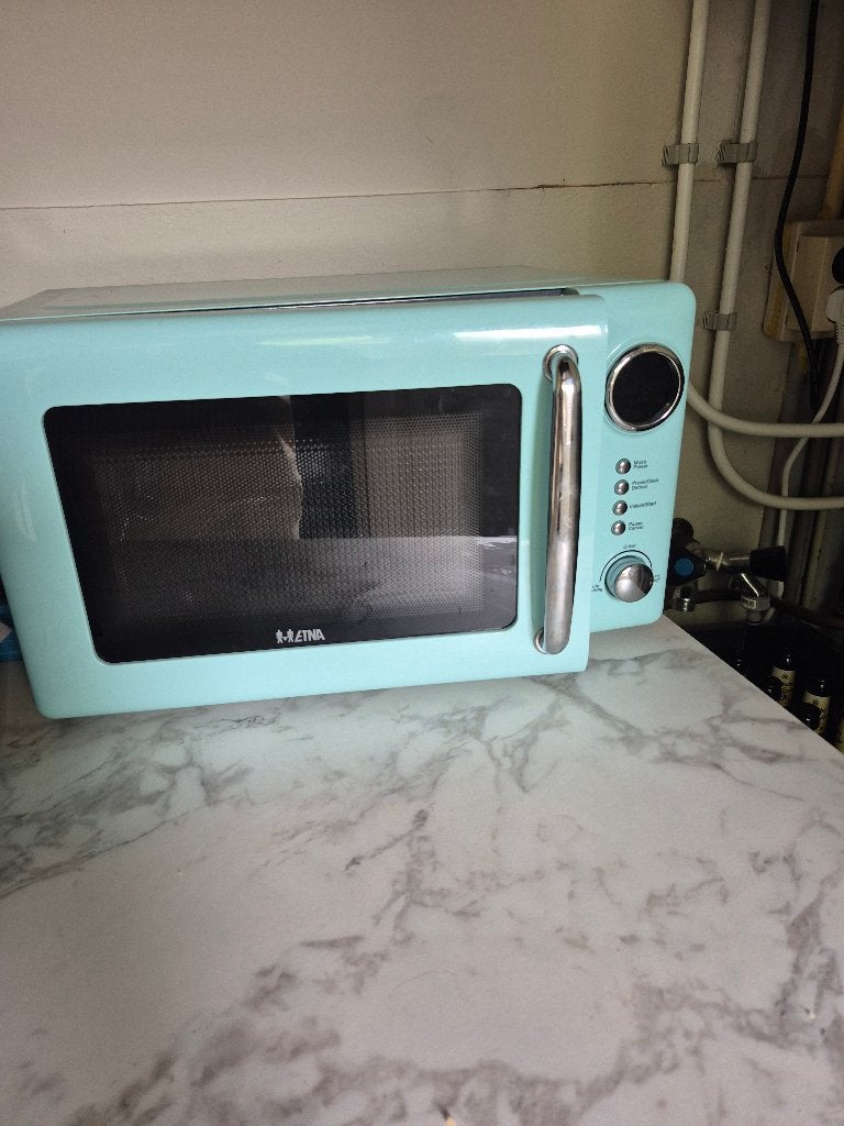 Te koop: ETNA Retro Magnetron – Mintgroen, Ophalen, Gebruikt, Minder dan 45 cm, Magnetron