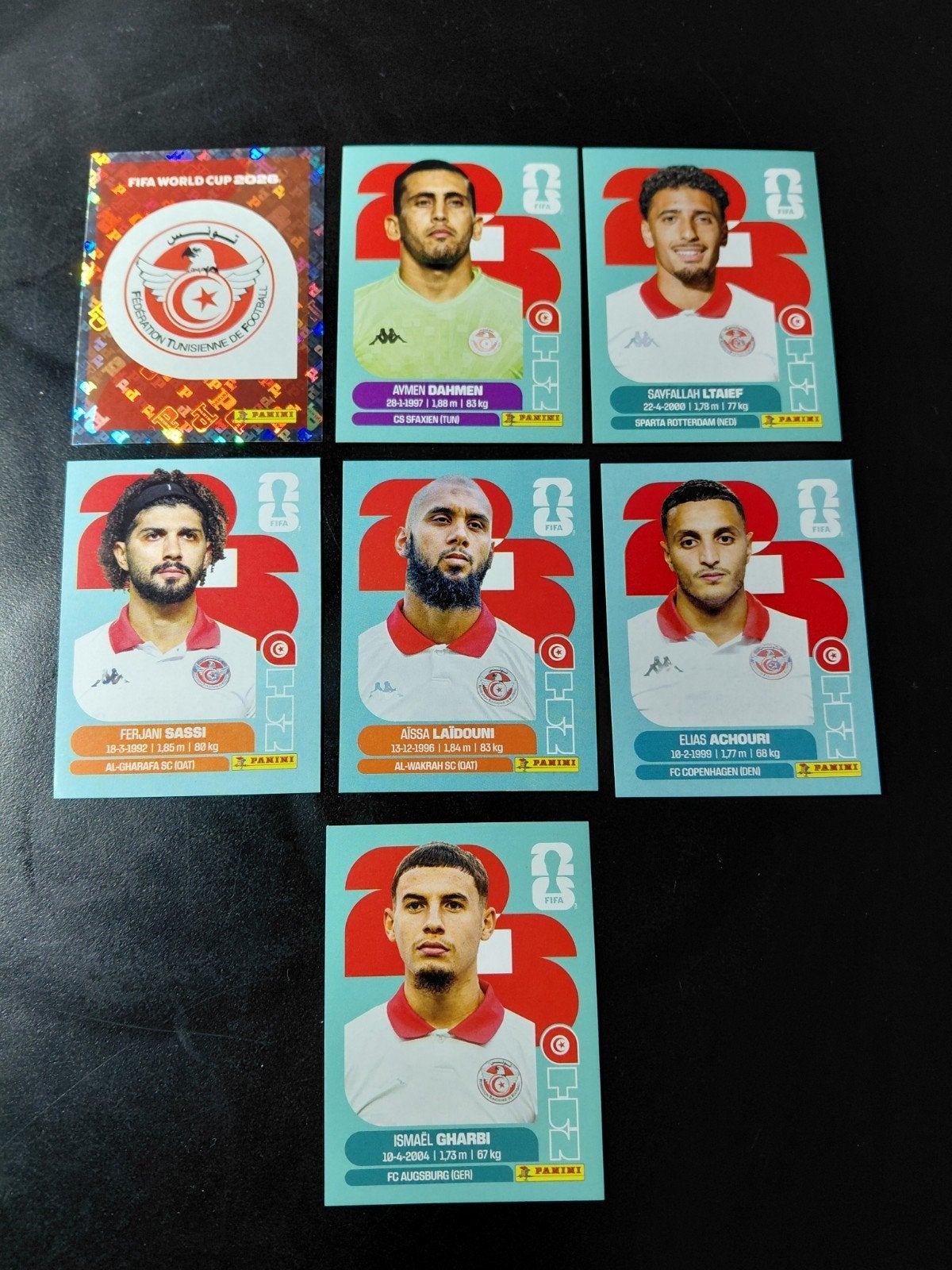Tunesie (panini wk 2026 stickers), Ophalen of Verzenden, Nieuw, Buitenlandse clubs, Poster, Plaatje of Sticker