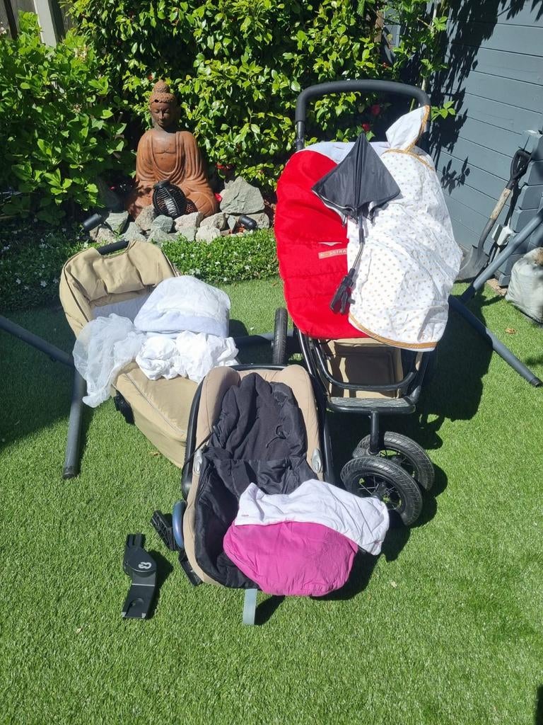 Koelstra kinderwagen 3-in-1 met Maxi-Cosi en reiswieg, Gebruikt, Met autostoeltje, Combiwagen, Ophalen