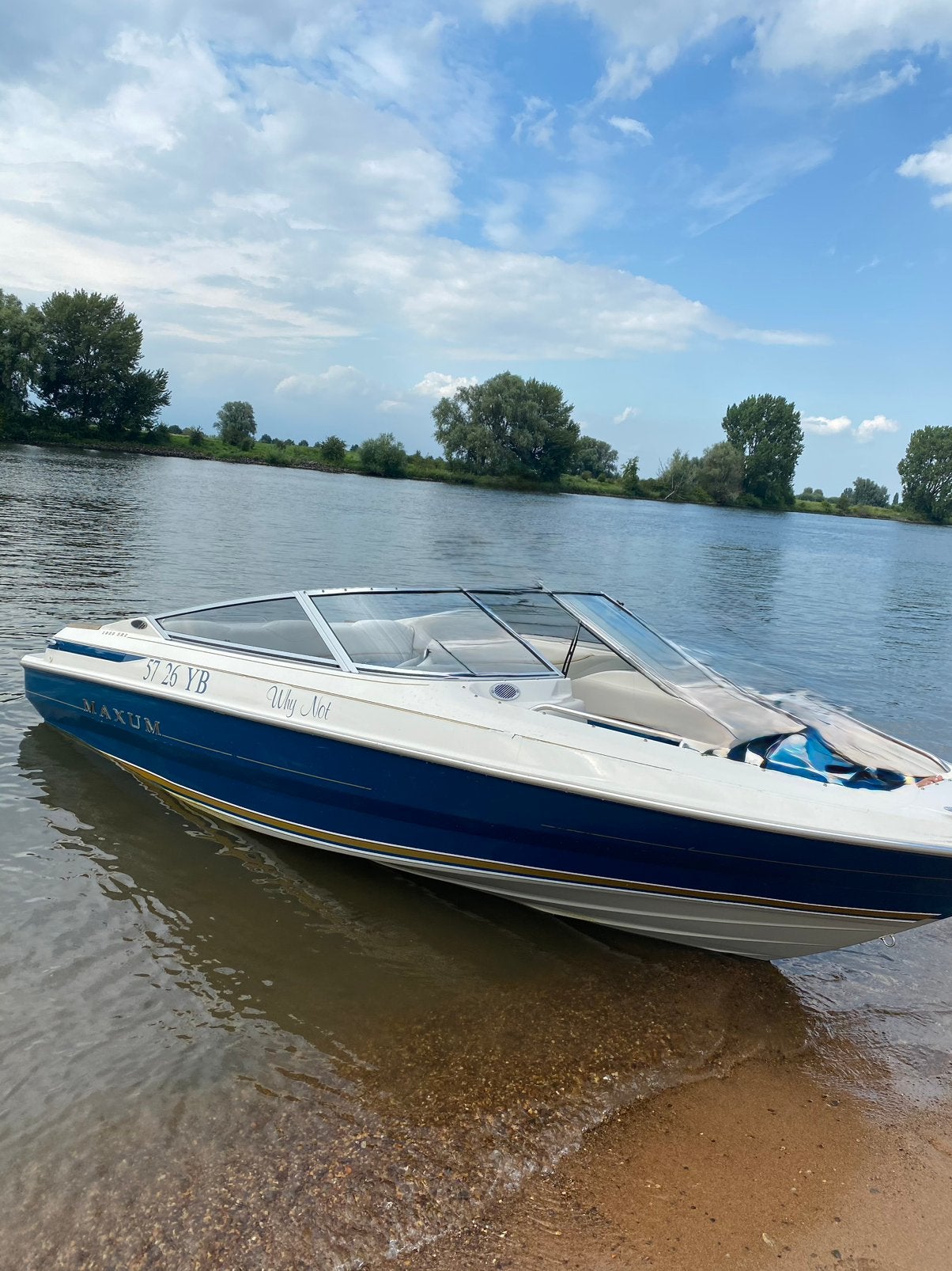Maxum 1800 4.3lx SR2 inc trailer te koop, Watersport en Boten, Ophalen, Zo goed als nieuw